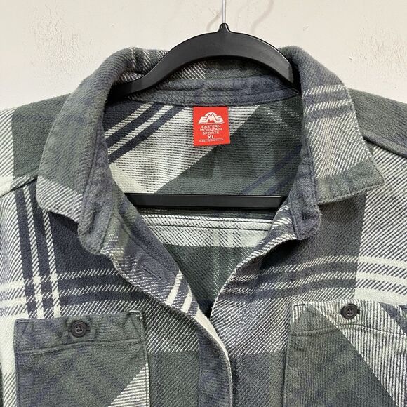 Eastern Mountain Sports Women’s Thick Flannel Shirt Shacket Outdoor XL Cotton - Picture 5 of 6